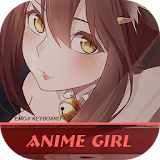 Anime Girl Theme&Emoji Keyboard icon