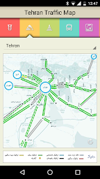 Tehran Traffic Map