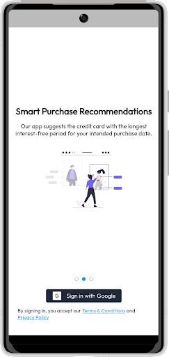 cardvisor Screen 2
