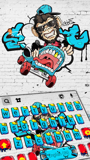 Android application Street Art Graffiti Keyboard B screenshort