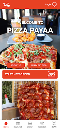 Android application Pizza Payaa screenshort