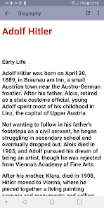 Screenshot 2 Adolf Hitler(Biography, facts, android