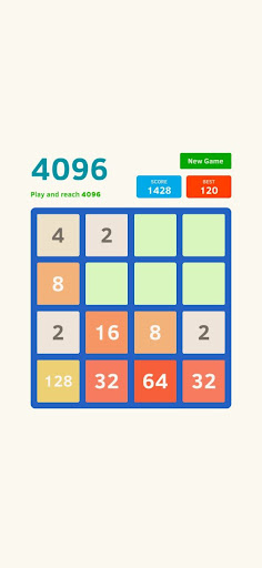 4096 - Play and reach 4096 Screen 3
