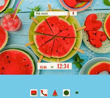 screenshot of Watermelon Pops +HOME Theme