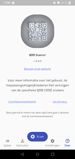 Android application QRBCode screenshort