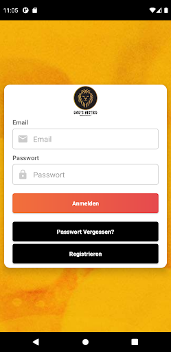 Android application Dads Bistro screenshort