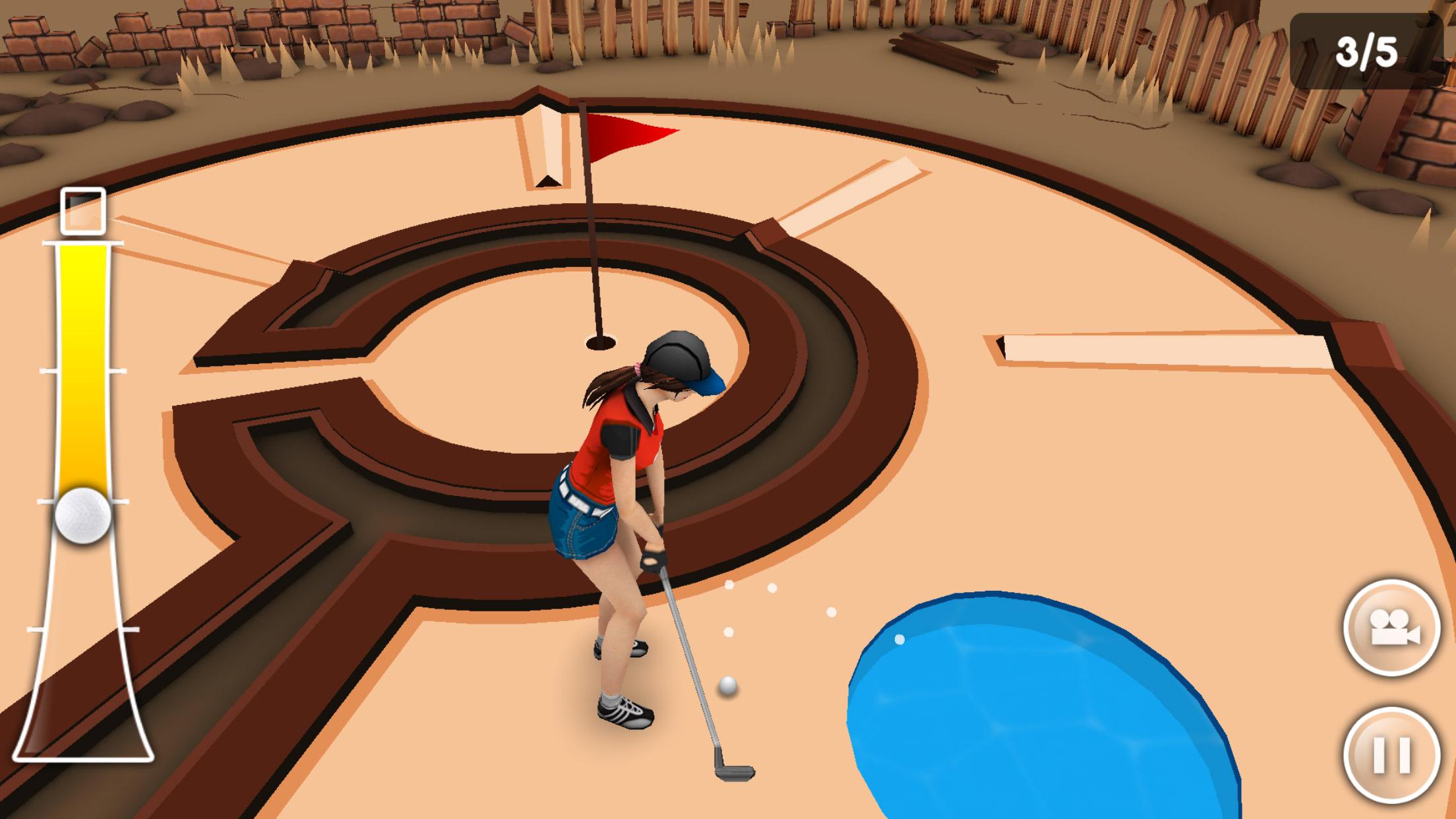 Android application Mini Golf Game 3D screenshort