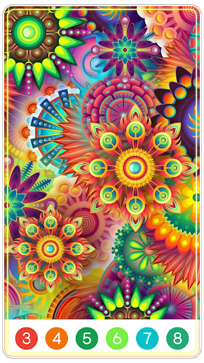 Pattern Art Color by Number screenshot
