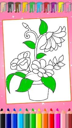 Flower Coloring - Screenshot 4