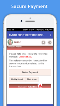 TNSTC - (SETC) OFFICIAL BUS TICKET BOOKING screenshot 5