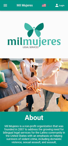 Android application Mil Mujeres screenshort
