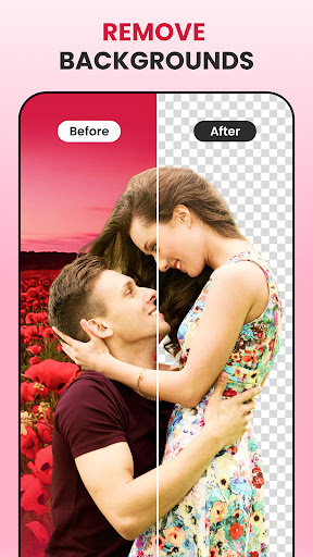 Android application Love Photo Frame Editor screenshort