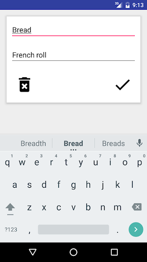 Simple List Screen 3