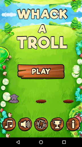 Android application Whack a Troll screenshort