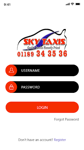 Sky Taxis Reading Screen 2