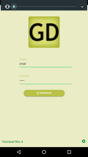Android application GlobalDev Pedidos screenshort