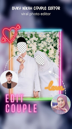 Android application Buku Nikah Couple Editor screenshort