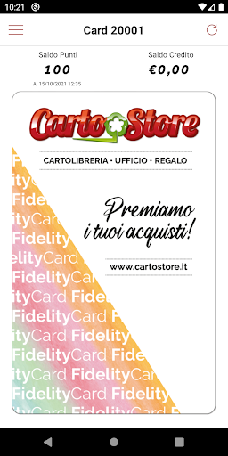 Android application CartoStore - Cartolibreria, Uf screenshort