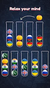 Flag Sort: Flags Matching Game