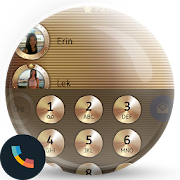 Copper Gold Phone Dialer Theme