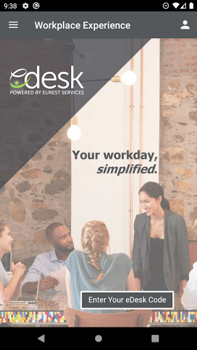 Android application eDesk: Workplace Experience screenshort
