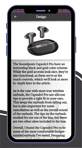 Soundpeats Capsule3 Pro guide Screen 2