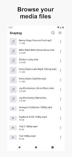 Android application Snaptag | Metadata Editor screenshort