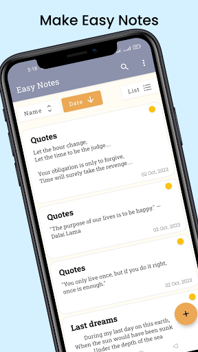 Android application Easy Notes - Notepad Notebook screenshort
