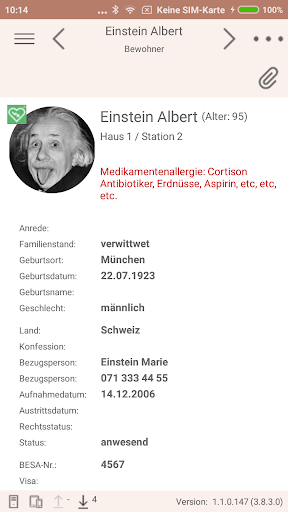 easyDOK mobile Screen 3