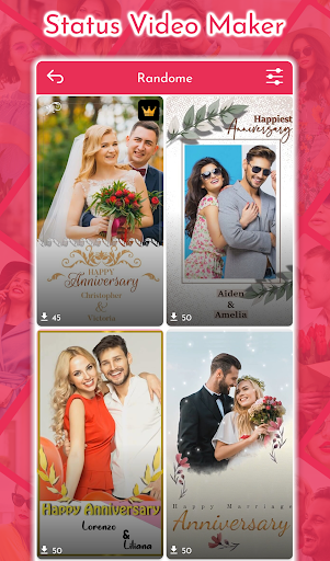 Anniversary Video Maker Screen 2