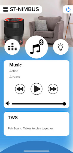 Android application SoundTable Home screenshort