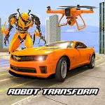 Cover Image of Tải xuống Trò chơi biến đổi ô tô Drone Robot 2.9 APK