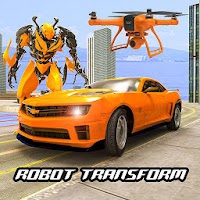 Drone Robot Car Transform Robot Transforming games