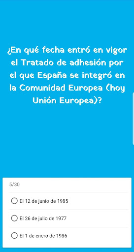 Test de Ciudadanía Española Screen 3