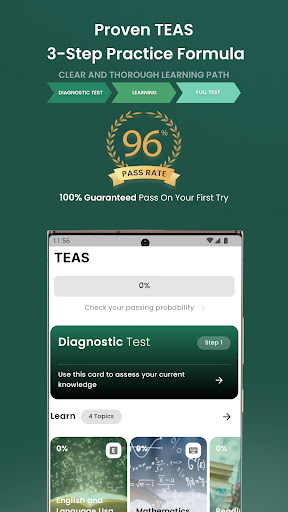 Android application ATI TEAS 7 Practice Test 2024 screenshort