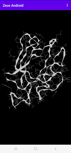 Zeus Android Molecular Viewer Screen 2