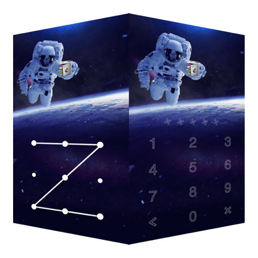 AppLock Live Theme Astronaut logo