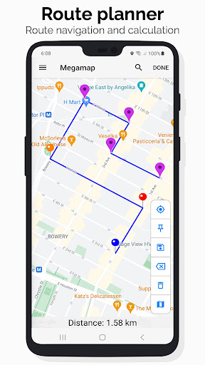 Megamap - Create pins & maps Screen 3
