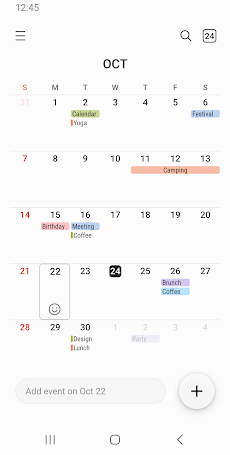 Samsungカレンダーのおすすめ画像2