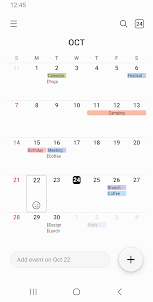 Samsungカレンダー