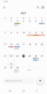 Samsung Calendar