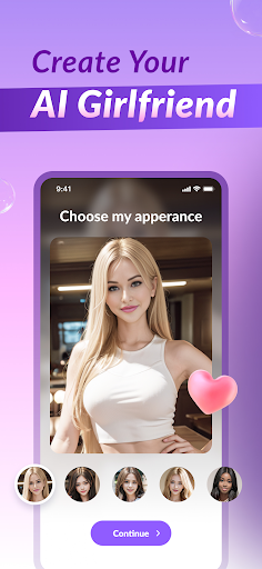 Android application AI Girlfriend: AI Girl Chat screenshort