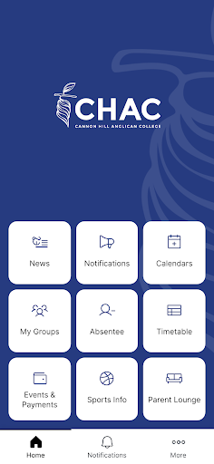 Android application Cannon Hill Anglican College screenshort