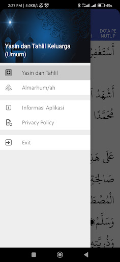 Yasin dan Tahlil Keluarga Umum Screen 2
