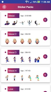Messi Stickers For Whatsapp Screenshot