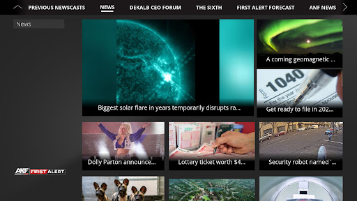 Screenshot of Atlanta News First