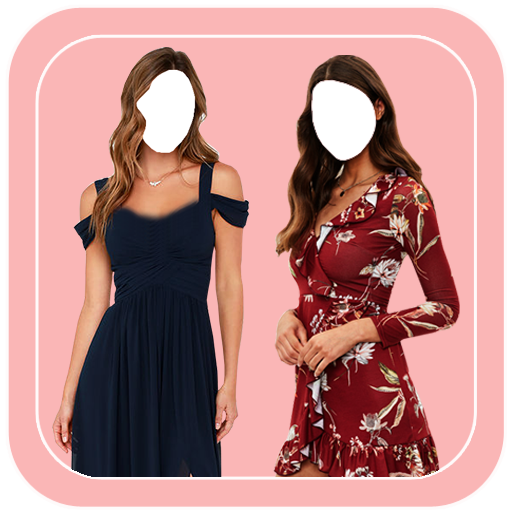 Women Fashion Dress Photo Suit logo