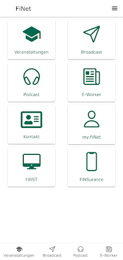 Android application FiNet screenshort