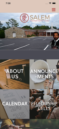 Android application Salem Missionary BaptistChurch screenshort