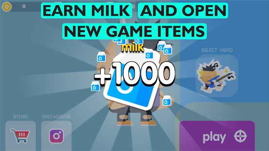 Milk hunters: casual shooter game 1.0.78 APK screenshots 16